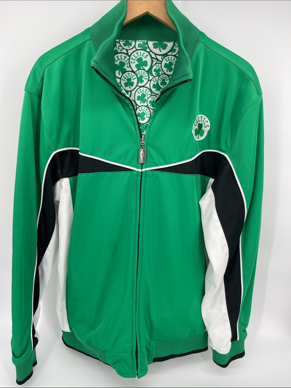 UNK NBA Boston Celtics Reversible Track Jacket Men Large